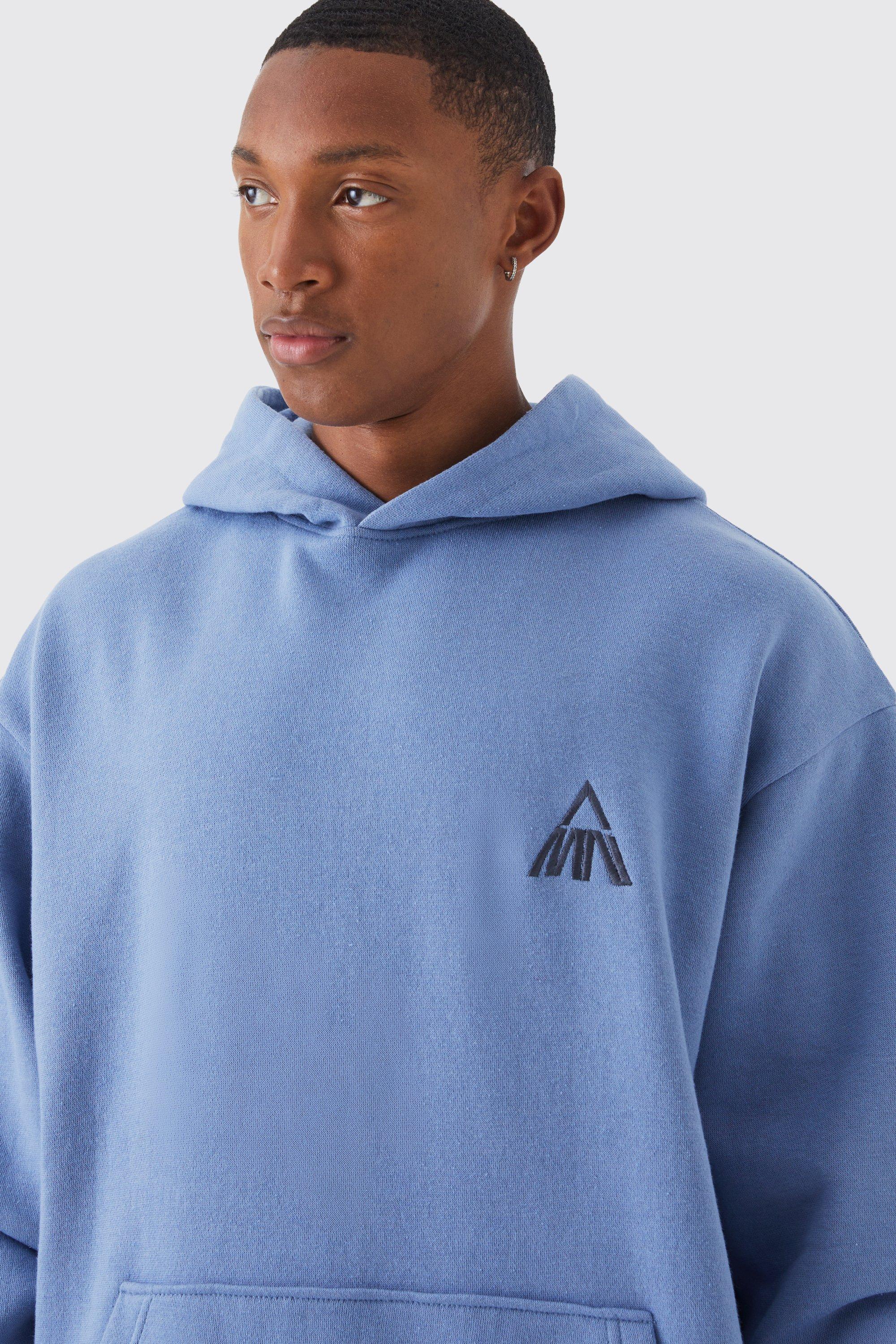 Man Oversized Basic Hoodie